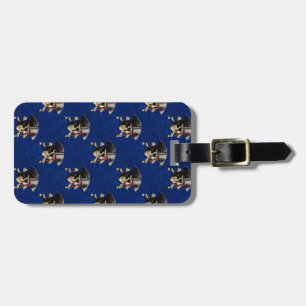 Pirate Skull And Hat Luggage Tag