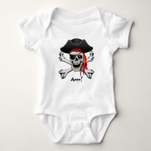Pirate Skull Baby Bodysuit