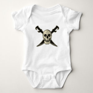 Pirate (Skull) - Baby Jersey Bodysuit