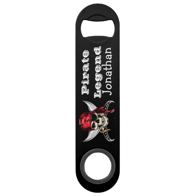 Pirate Skull  Bar Key (Back)