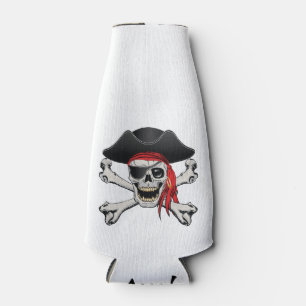 Pirate Skull Bottle Cooler