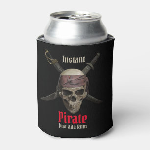 Pirate Skull  Can Cooler