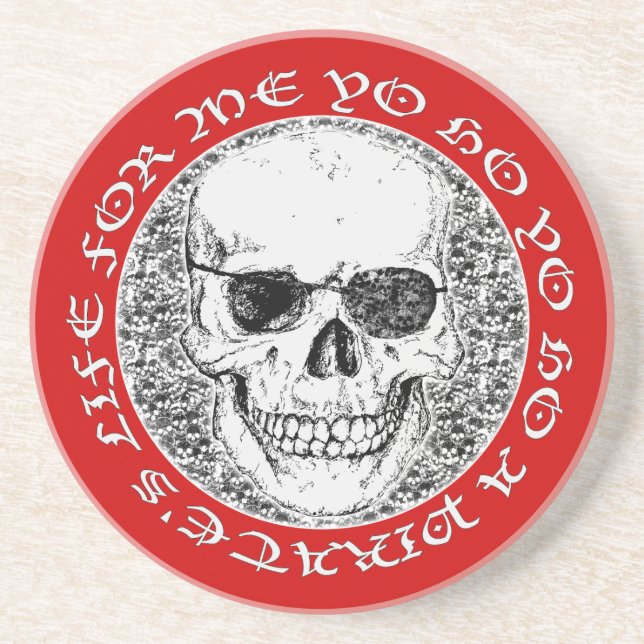 pirate skull coaster (Front)
