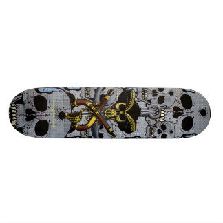 Pirate skull cool skateboard design