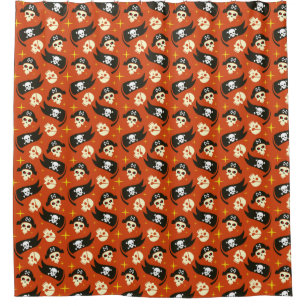 Pirate Skull & Cross Bones Shower Curtain