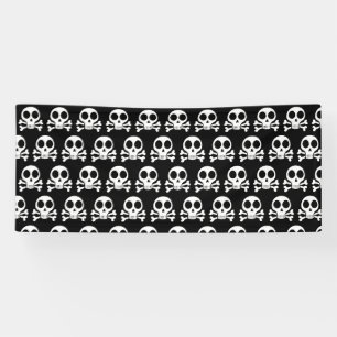 Pirate Skull Design Banner