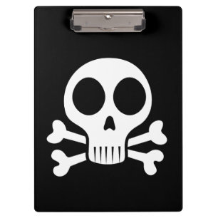 Pirate Skull Design Clipboard