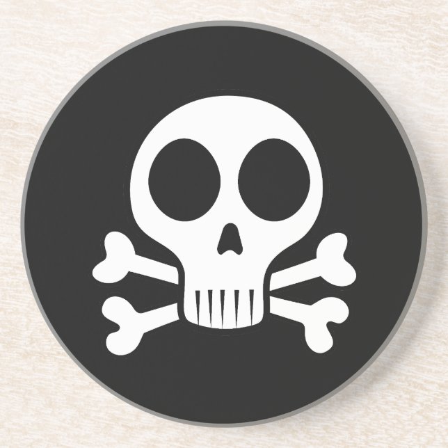 Pirate Skull Design Coaster (Front)