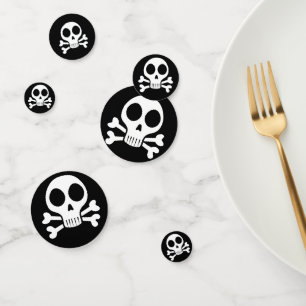 Pirate Skull Design Confetti