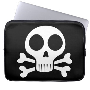 Pirate Skull Design Laptop Sleeve