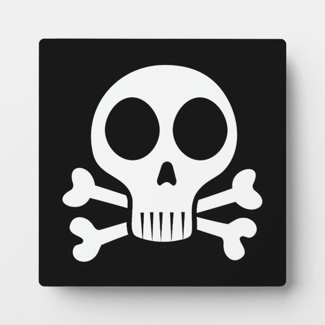 Pirate Skull Design Plaque (Front)
