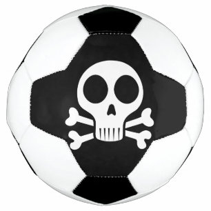 Pirate Skull Design Soccer Ball