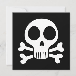 Pirate Skull Design Thank You Card