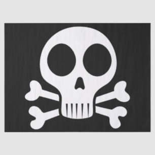 Pirate Skull Design Tissue Paper
