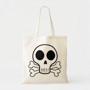 Pirate Skull Design Tote Bag