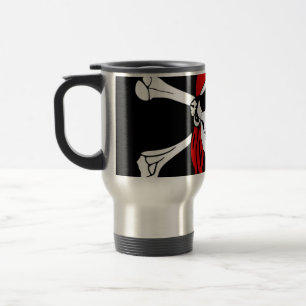 Pirate Skull Flag Travel Mug