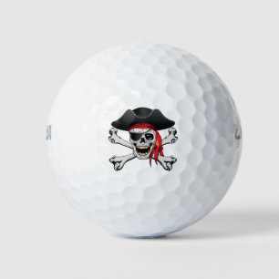 Pirate Skull Golf Balls