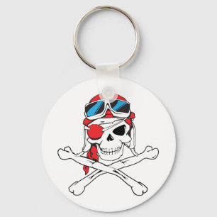 Pirate Skull Key Ring
