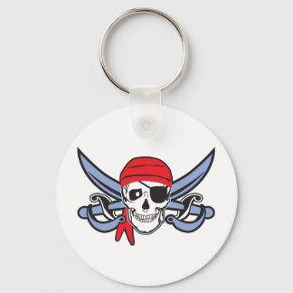 Pirate Skull Key Ring