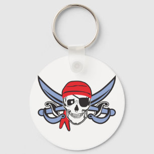 Pirate Skull Key Ring
