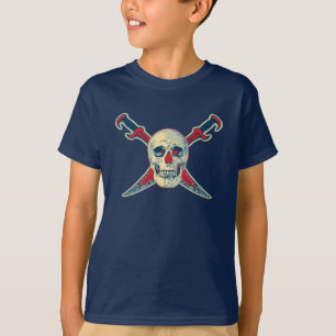 Pirate (Skull) - Kids' Basic Hanes Tagless Comfort T-Shirt