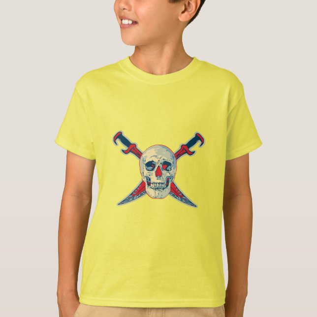 Pirate (Skull) - Kids' Basic T-Shirt (Front)