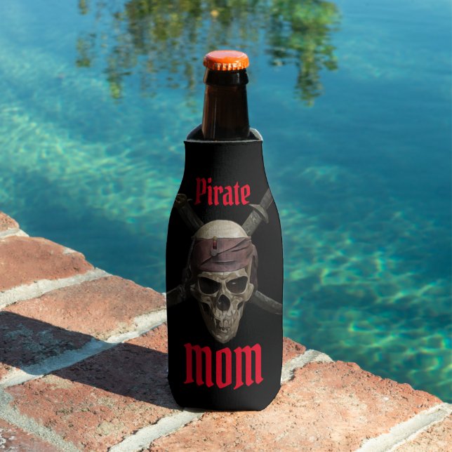 Pirate Skull  MOM Can Cooler (In Situ Pool)
