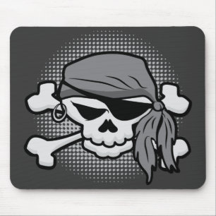 Pirate Skull Mouse Pad