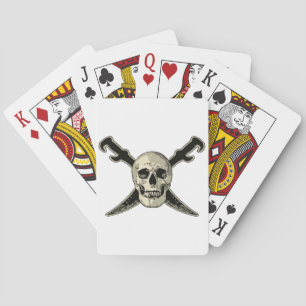 Pirate (Skull) - Playing Cards, Standard Index fac Cards