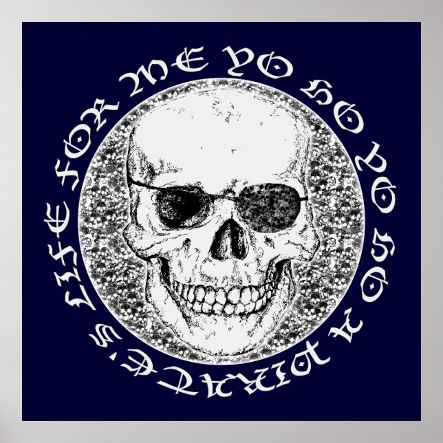 pirate skull poster (Front)