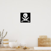 Pirate Skull Poster Print (Kitchen)