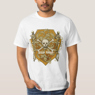 Pirate Skull Shield  t-shirt