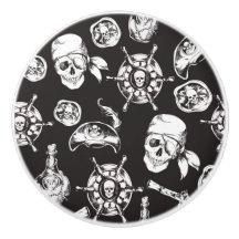 Pirate Skull Ship Wheel