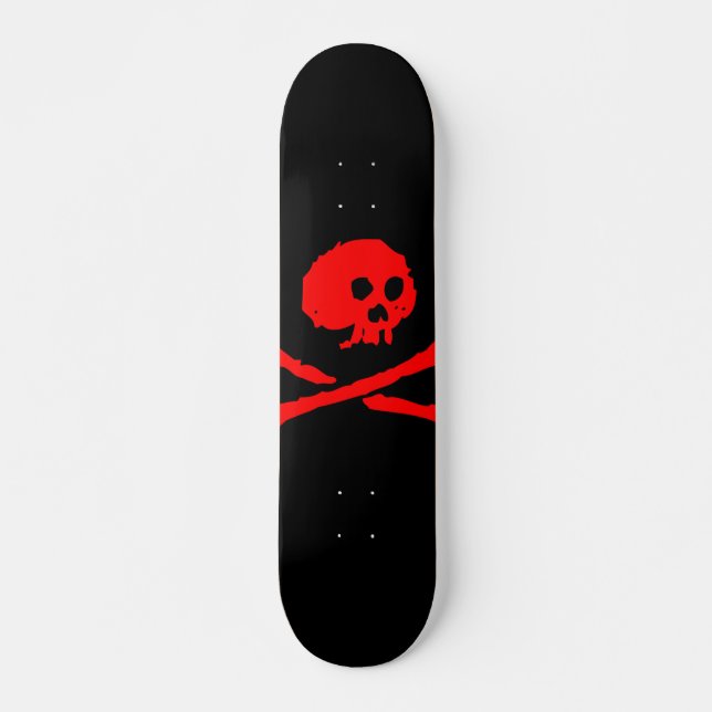 Pirate Skull Skateboard (Front)