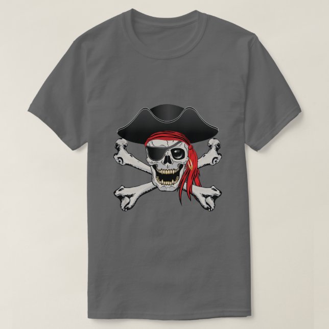 Pirate Skull T-Shirt (Design Front)