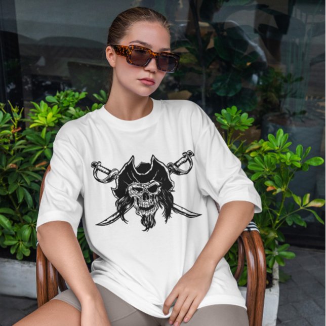 Pirate Skull  T-Shirt (Creator Uploaded)
