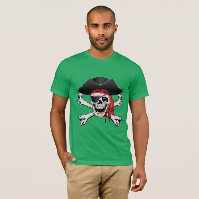 Pirate Skull T-Shirt (Front Full)