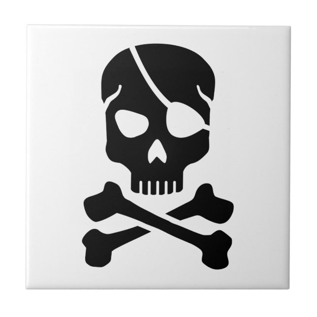Pirate skull tile (Front)