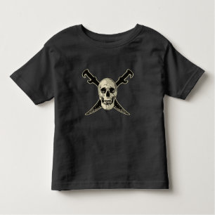 Pirate (Skull) - Toddler Fine Jersey T-Shirt Toddler T-Shirt