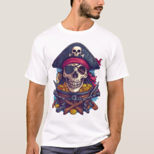 Pirate Skull Treasure T-Shirt