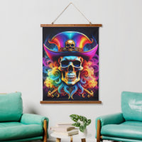 Pirate Skull Wall Tapestry