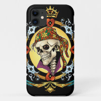 Pirate Skull with Bandanna, Cool Skeleton Art