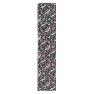 Pirate Skull with Crossed Sabres Short Table Runner