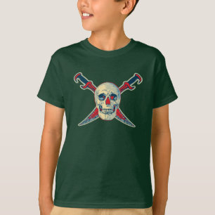 Pirate (Skulls) - Kids' Basic Hanes Tagless Comfor T-Shirt