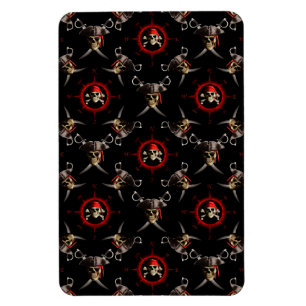 Pirate Skulls Magnet