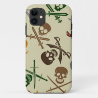 Pirate Skulls with Crossed Swords