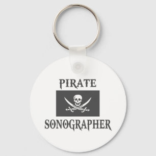 Pirate Sonographer Key Ring