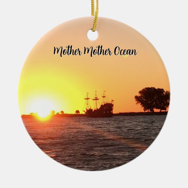 Pirate Soul Ceramic Tree Decoration (Front)