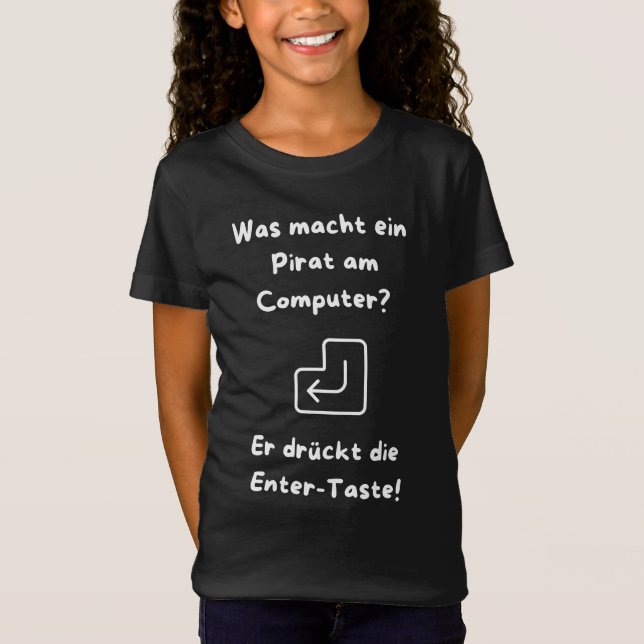 Pirate style for tech fans! T-Shirt (Front)