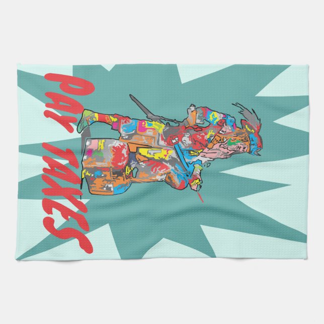 Pirate Tea Towel (Horizontal)